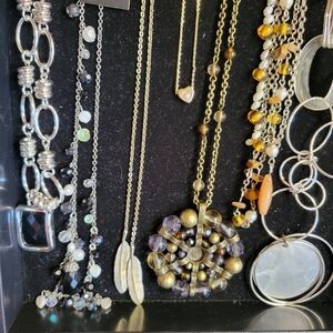 Elegant Gold and Silver Jewelry Set